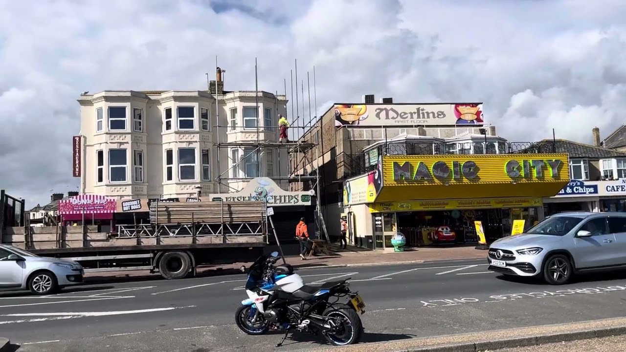 Great Yarmouth seafront amusements views #greatyarmouth #travel #video