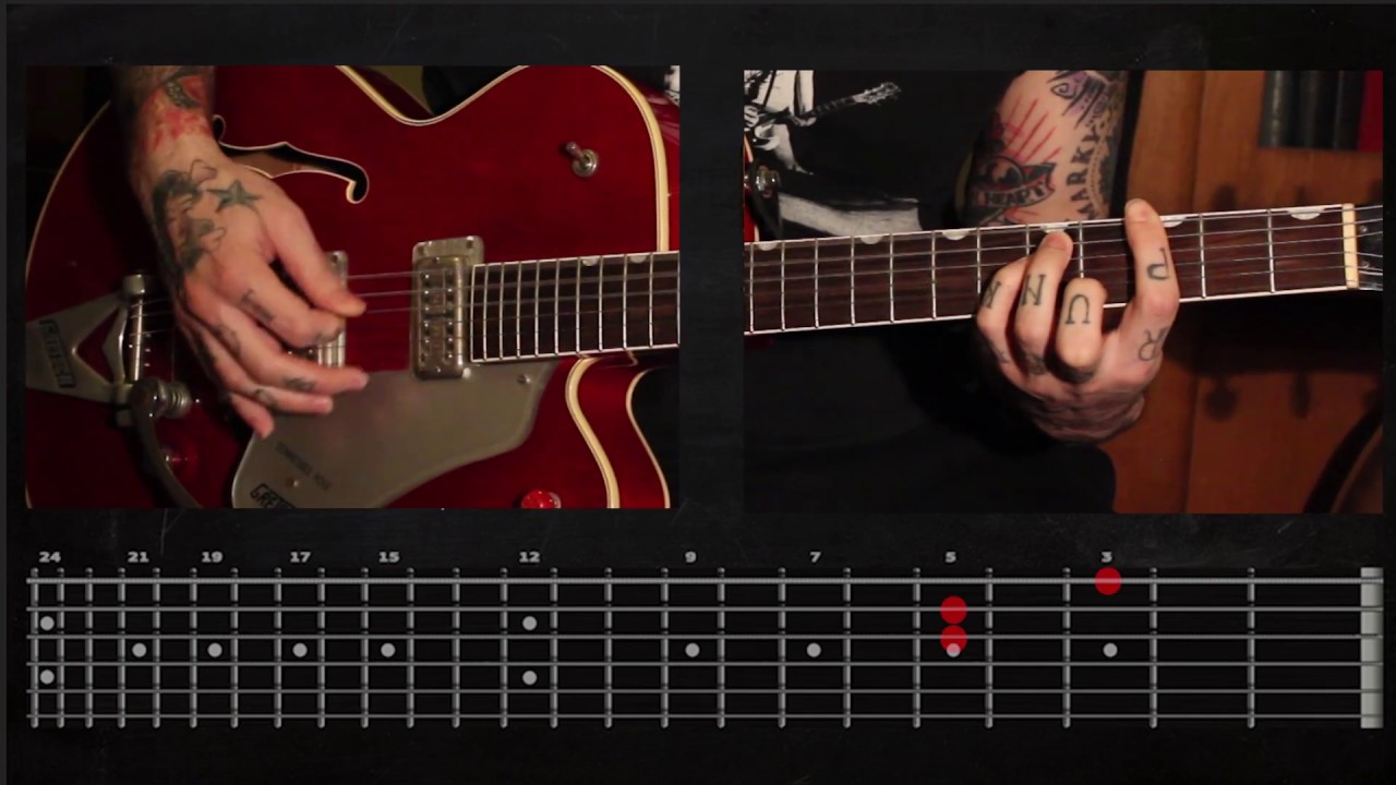 Sasha Rock'n'Roll guitar lessons- Ramones (Do You Remember Rock'n'Roll Radio) видео урок №8 tutorial