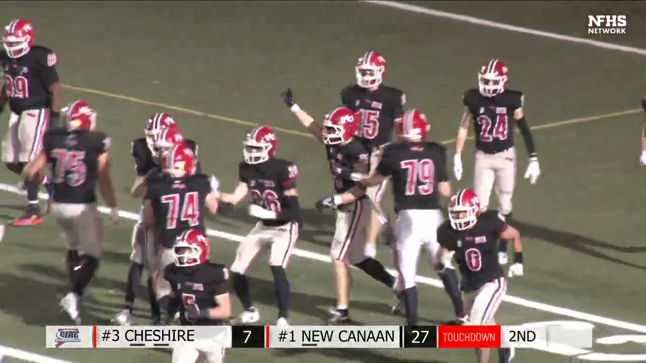 Class L Football State Championship New Canaan 34 Cheshire 13