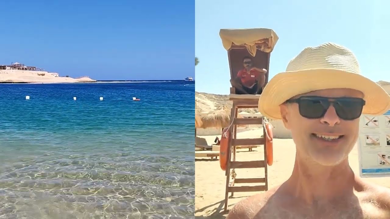 Siva Golden Bay Makadi, Plážový speciál🐬z října 2024, Hurghada, Egypt, český komentář