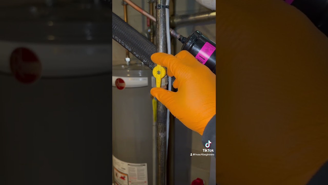 How to turn the Gas off to your furnace #hvac #hvachacks #hvacrepair #hvacmaintenance #gas #hvaclife