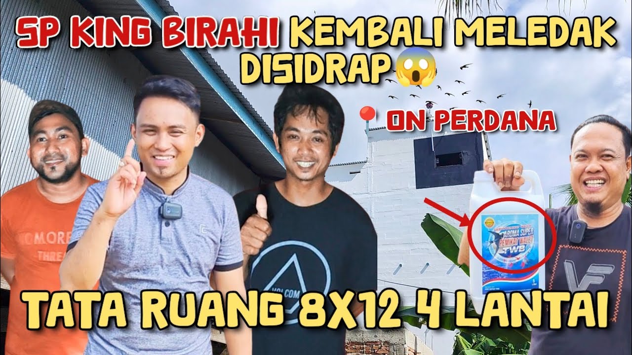 SIDRAP KEMBALI MELEDAK LAGI BERSAMA SP KING BIRAHI😱 On perdana tata ruang 8x12 4 lantai.