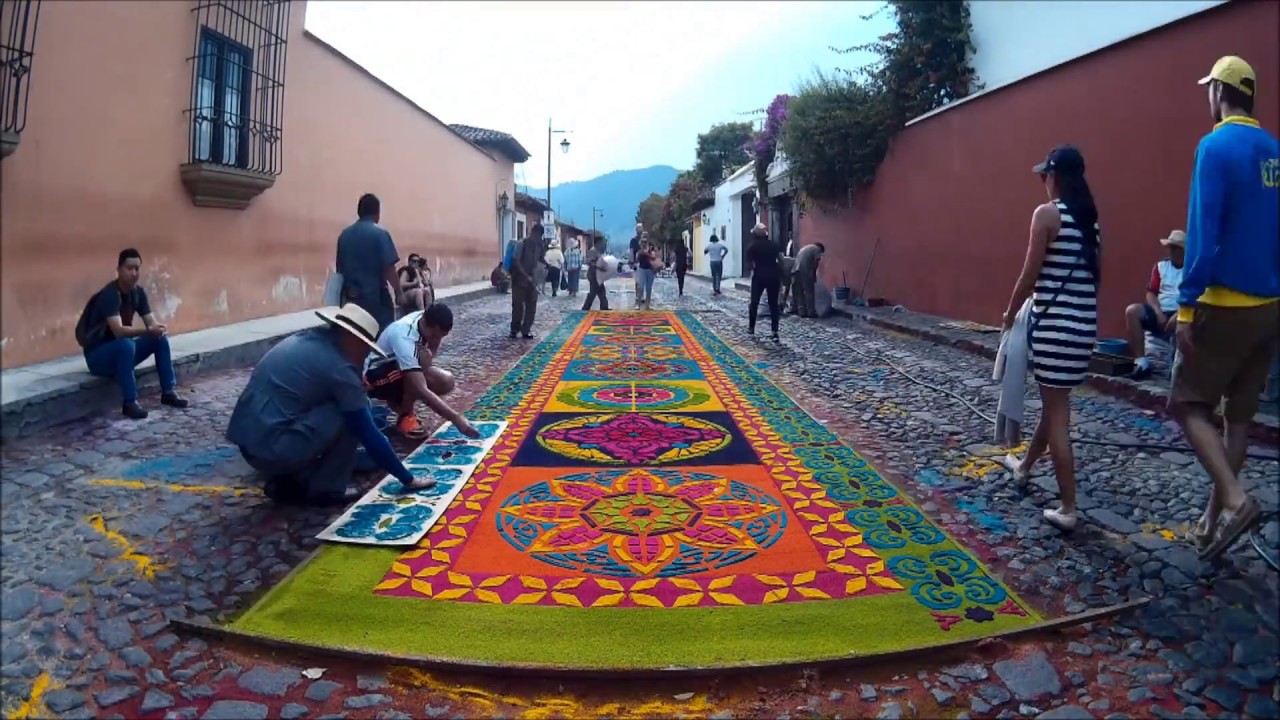 Semana Santa 15 de Abril 2017 Alfombra 64x lapse