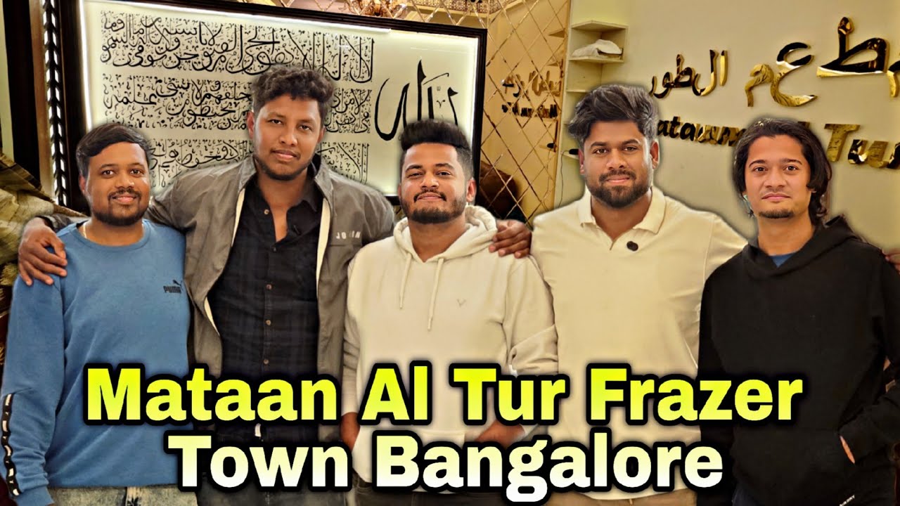 Bangalore Frazer Town Food Mela Mataam Al Tur 