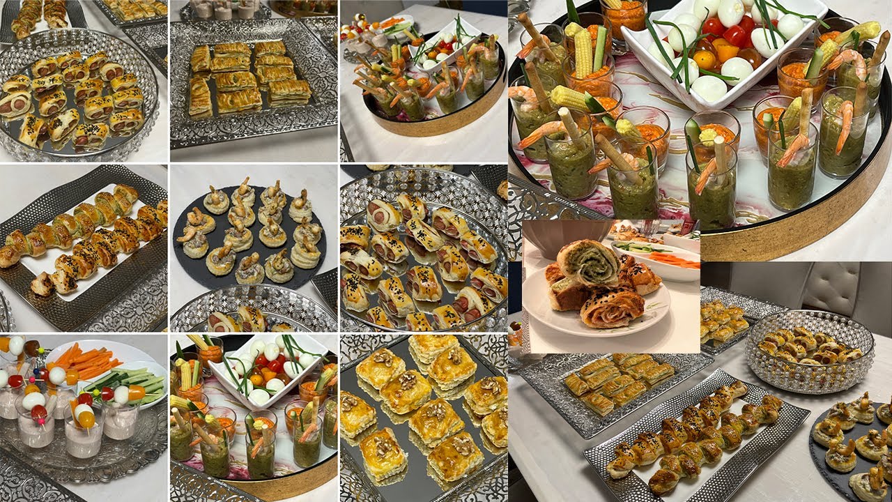 8 apéritifs  de feuilletés et verrines pour les fêtes de fin d’année et toutes les occasions 👌🦹￼
