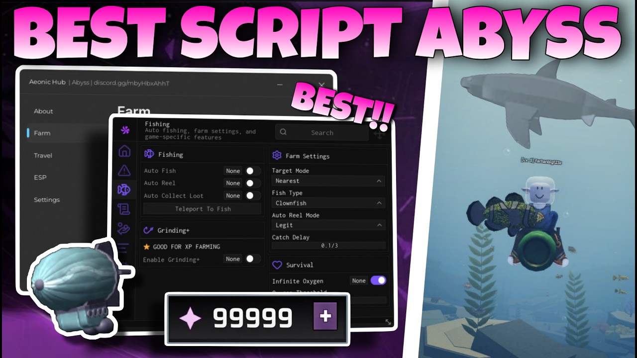 New! ABYSS Script &ndash; Auto Farm, Auto Fishing, Auto Progress | Mobile & PC