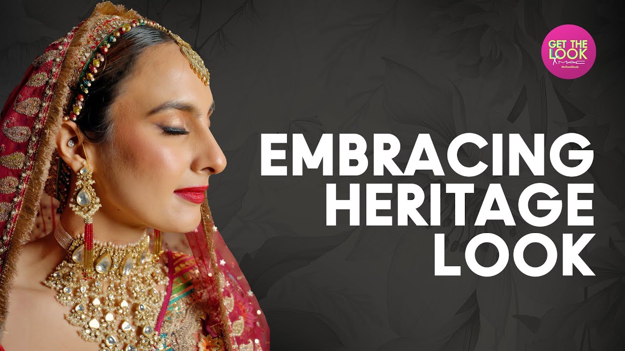 #MACBRIDE | EMBRACING HERITAGE | SONIK SARWATE DOES KASHMIRI MAKEUP | 2025 BRIDE INSPO