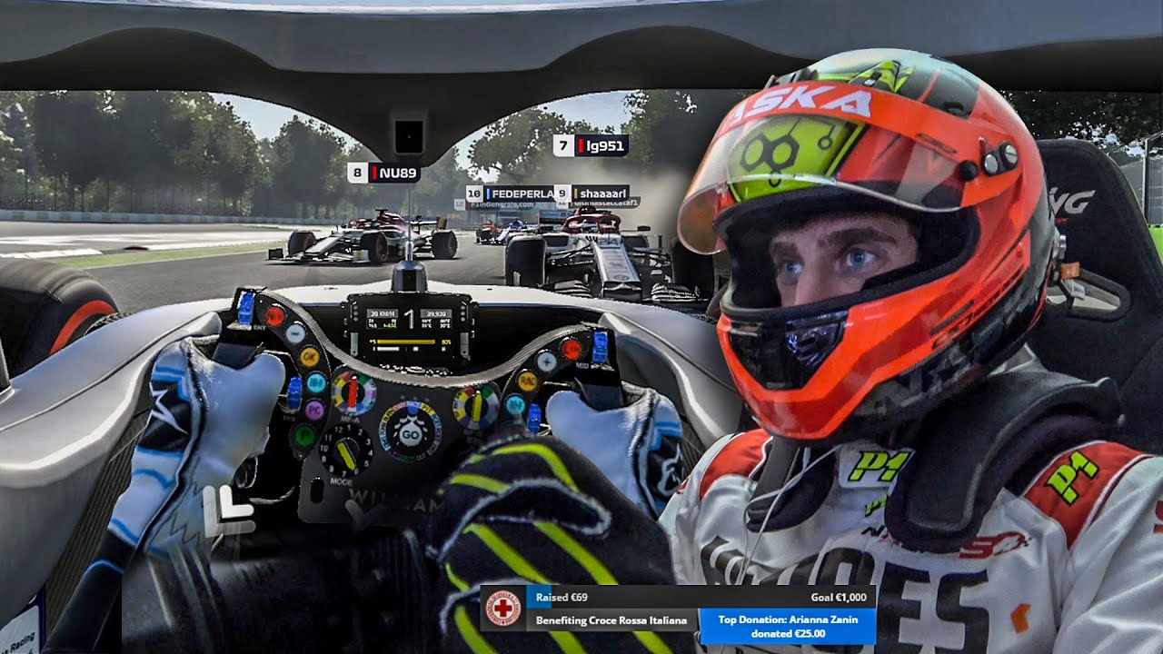 CORRO LA GARA DI F1 CON TUTA E CASCO! - Sfido @Lucasalvadoriofficial, @NU89yt, @FedePerlam88, @Amos