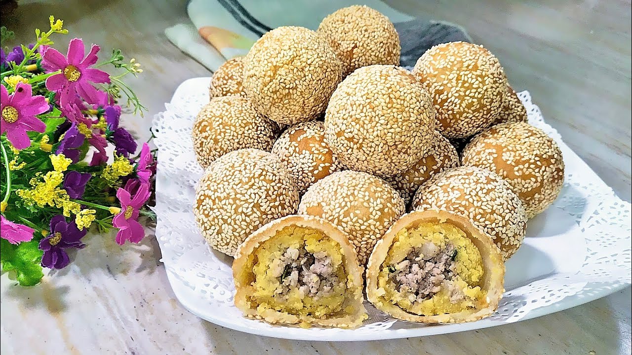 Cách làm bánh Cam nhân mặn và bí quyết để vỏ bánh không bị nổ.