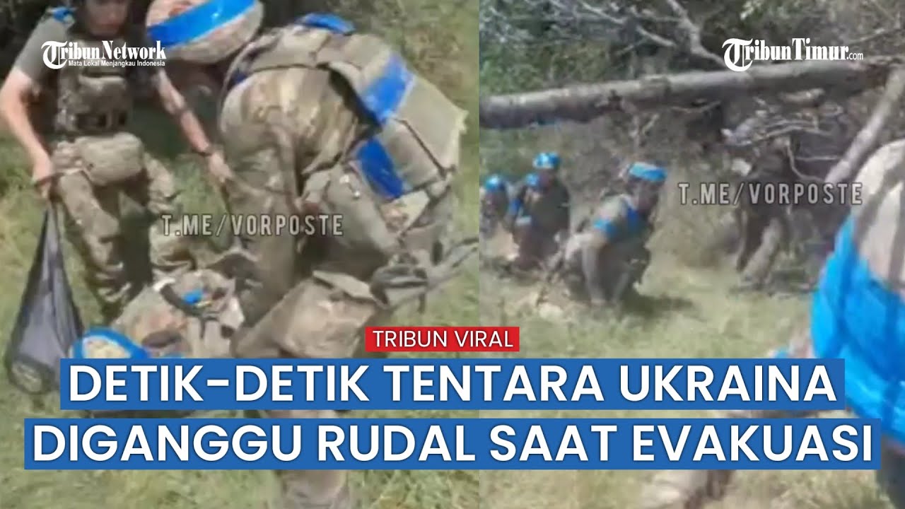 Detik-detik Tentara Ukraina Diganggu Prajurit Rusia Saat Evakuasi Rekan Seperjuangannya yang Terluka