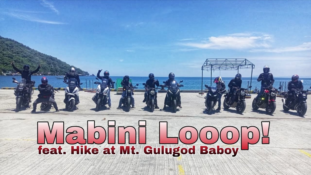 Mabini Loop feat. Mt.Gulugod Baboy Trail Hike with Honda CB650R E Clutch