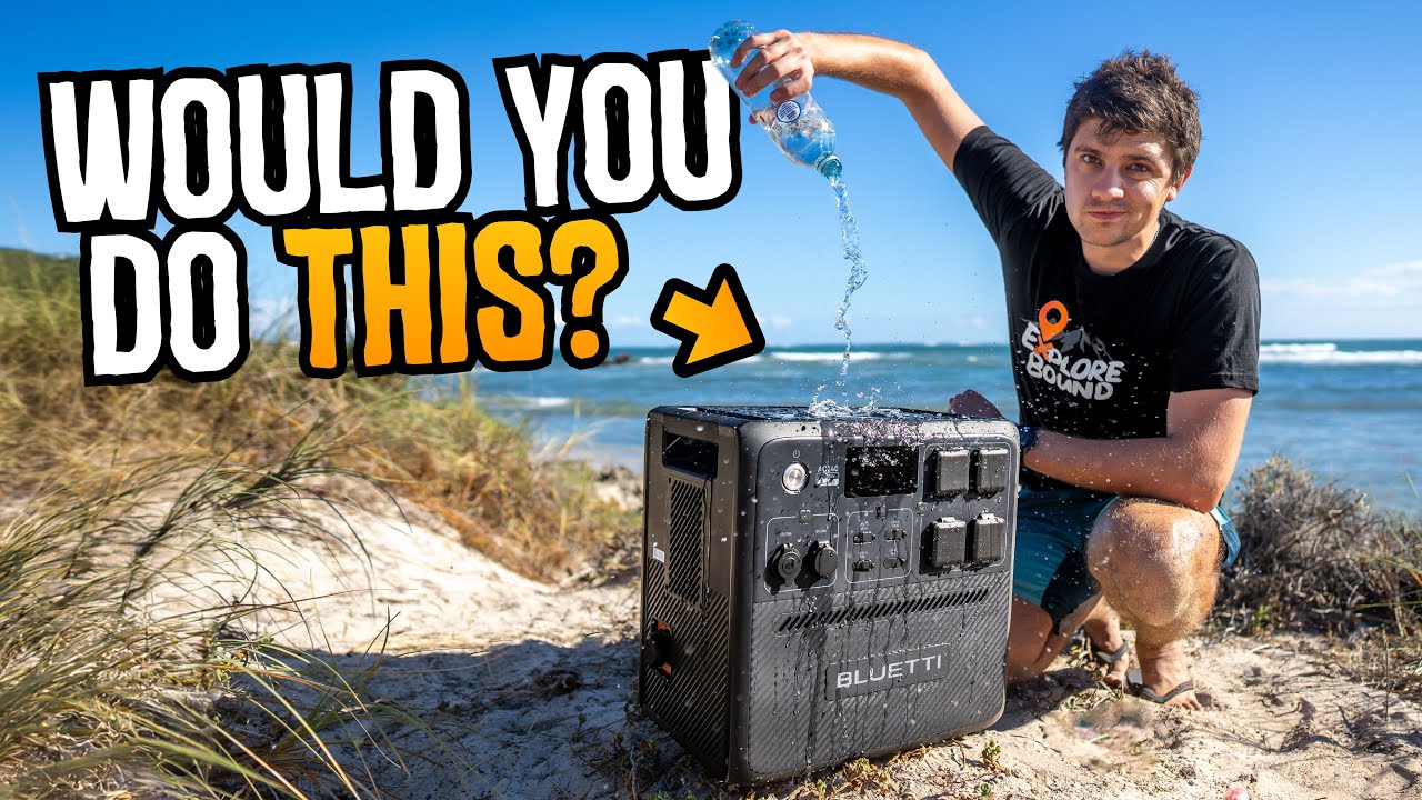 It's WATERPROOF?! Bluetti AC240 Lithium Power Station Review
