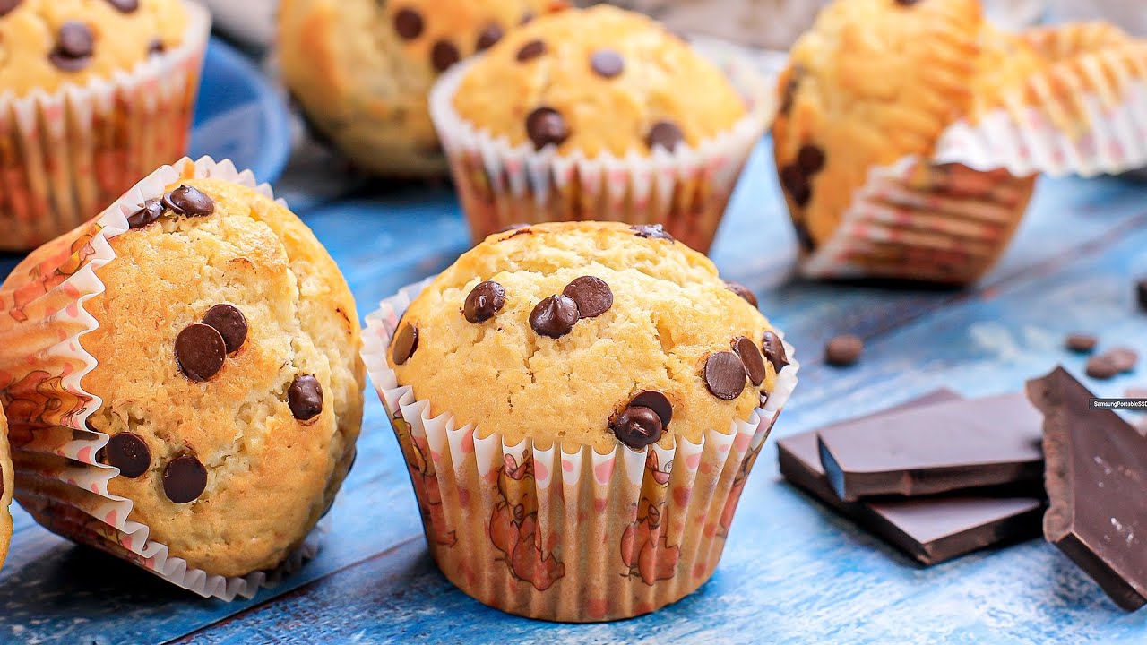 Briose pufoase cu ciocolata 🧁🍫🧁 reteta rapida