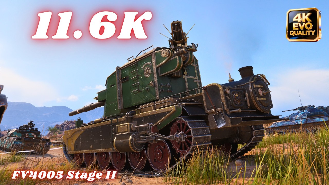 FV4005 Stage II  11.6K Damage 6 Kills & FV4005 Stage II  12K Damage 8 Kills World of Tanks #wot