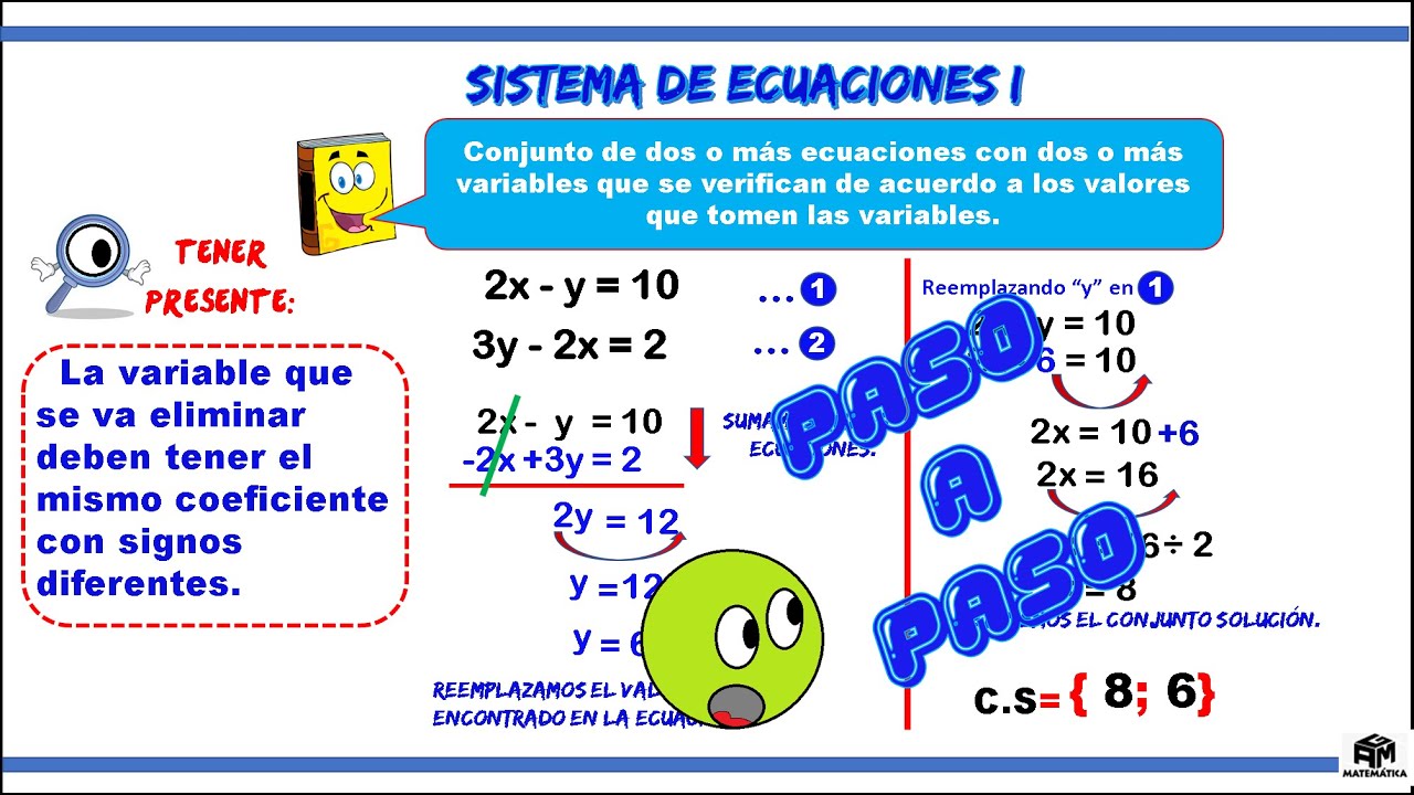 Sistema de ecuaciones I - 5to de primaria