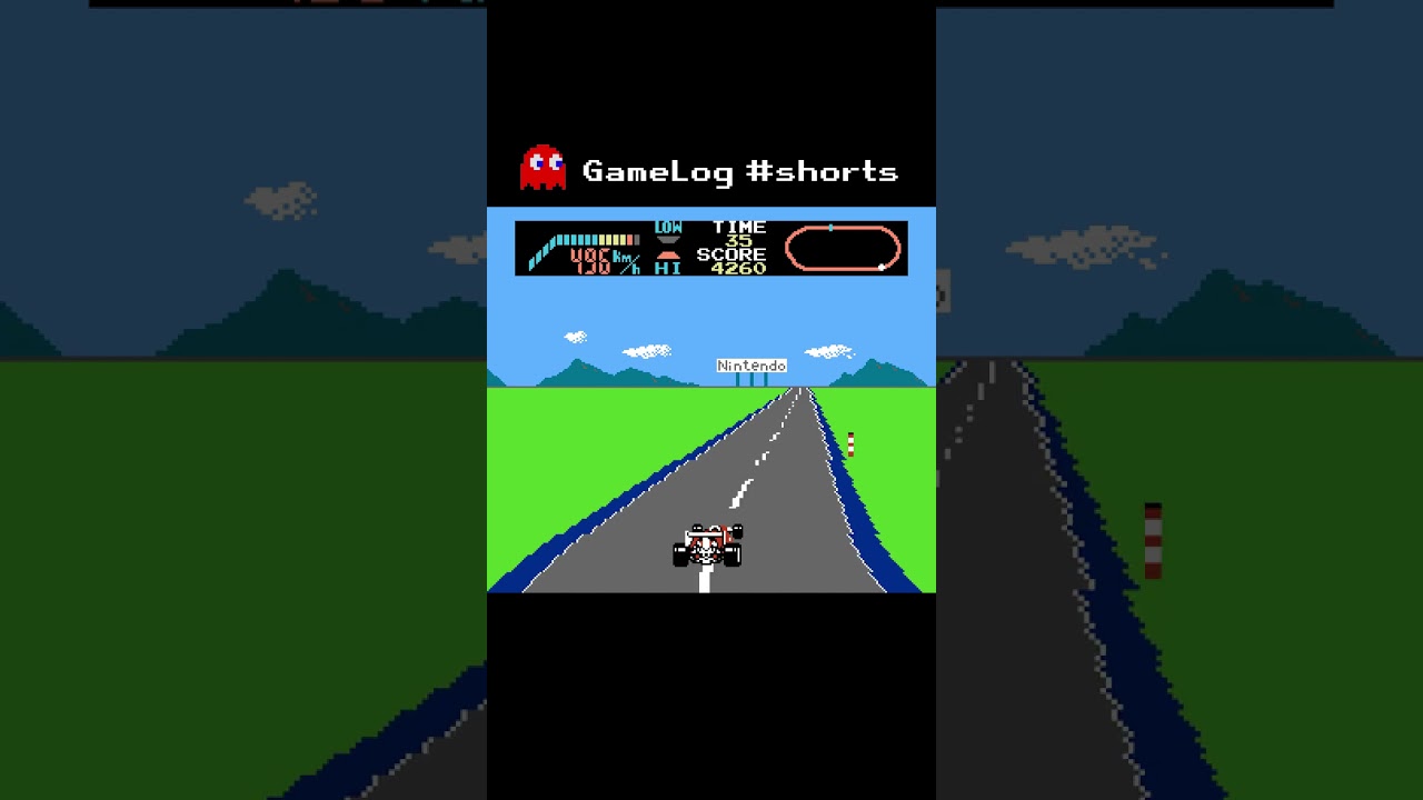 How to reach the 496Km/h - NES F1 Race #shorts