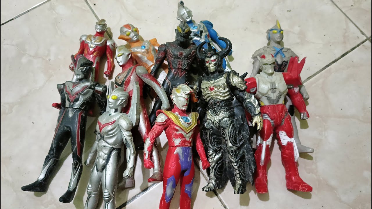 Mencari mainan ultraman Gaia, Ultraman dyna, Ultraman tiga