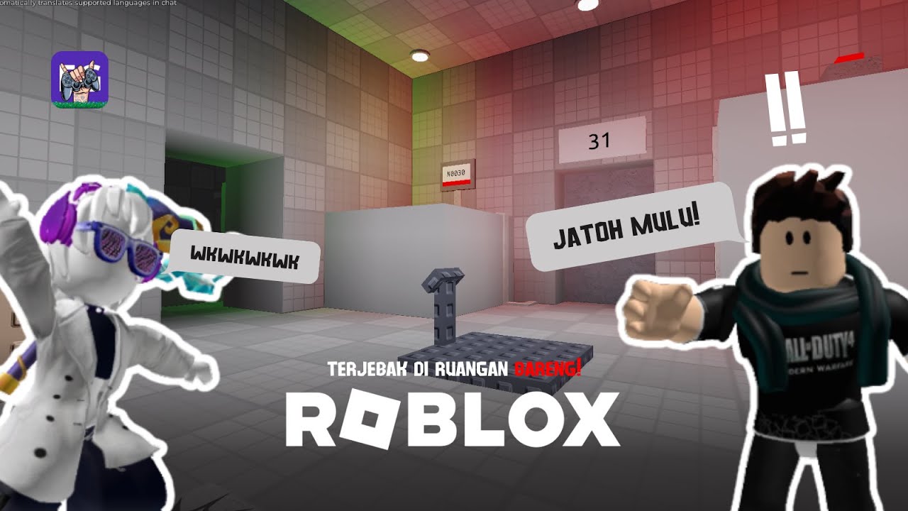 Terjebak Di Ruangan BERDUA DAN HARUS CARI JALAN KELUAR! || ROBLOX INDONESIA