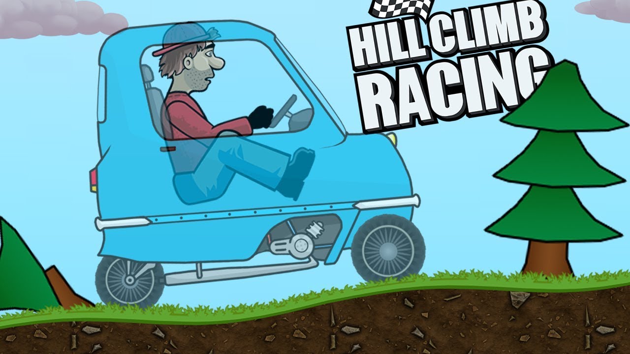 😱 Hill Climb Racing - The Smallest Car (Create CAR) 👍