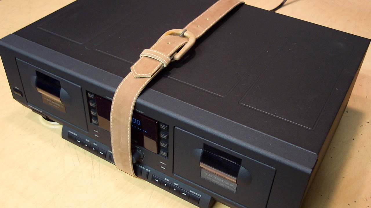 How to replace cassette deck belts the somewhat easy way (Philips FC931)