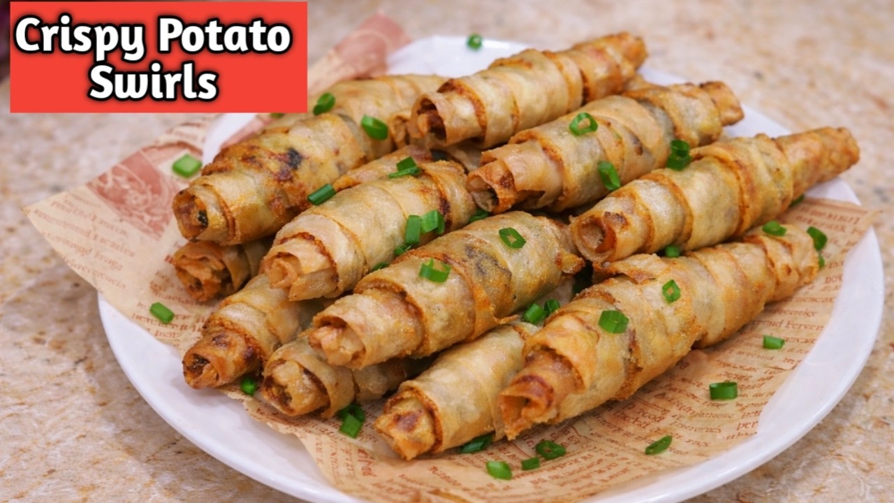Crispy Potato Swirl Recipe | Easy &Tasty Iftar Snack | Ramadan Special