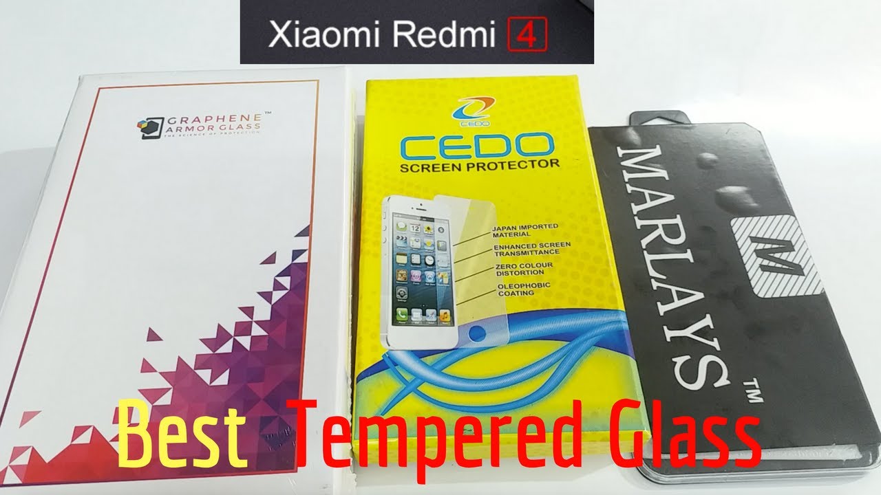 Best TEMPERED GLASS For Xiaomi  Redmi 4 ( Indian Unit )