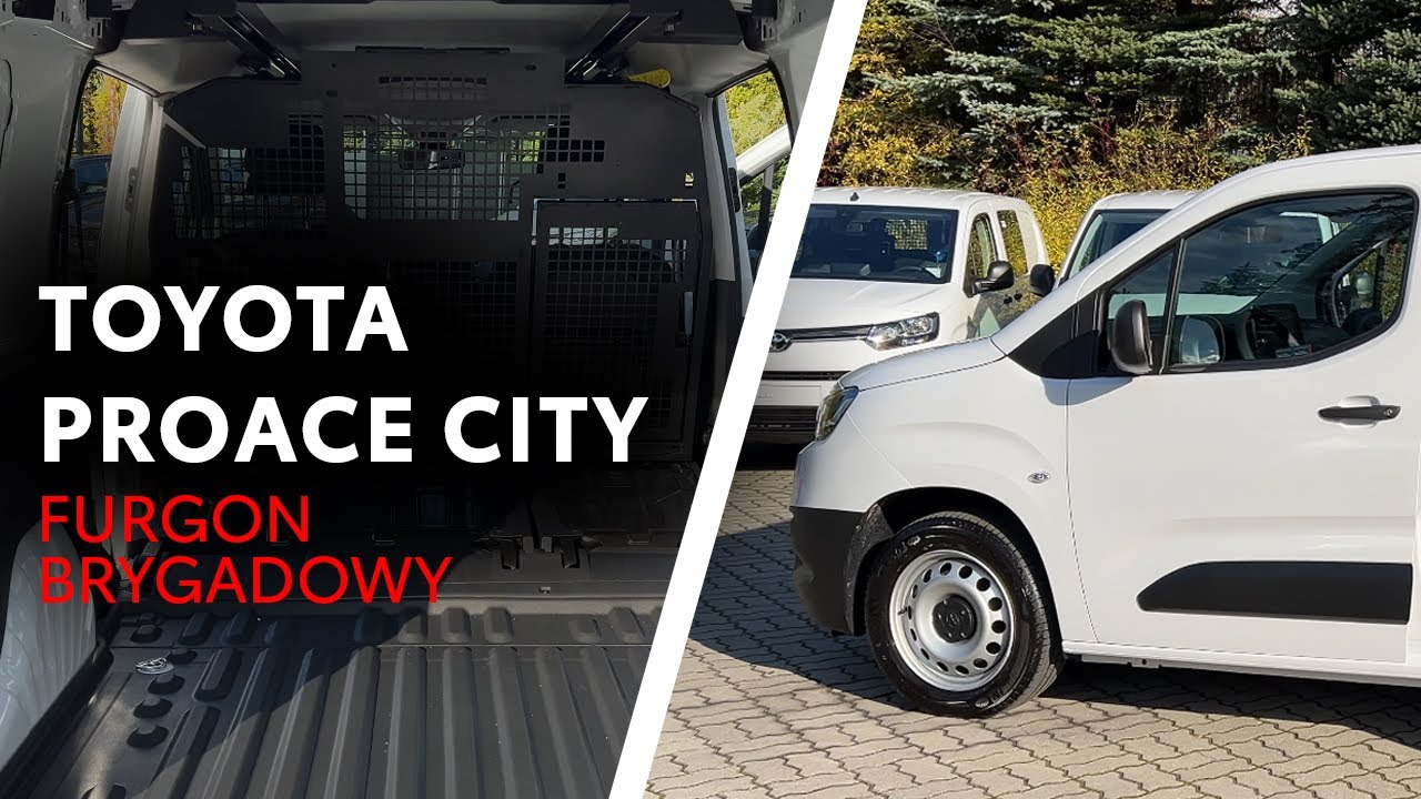 Toyota Proace City - zabudowa brygadowa