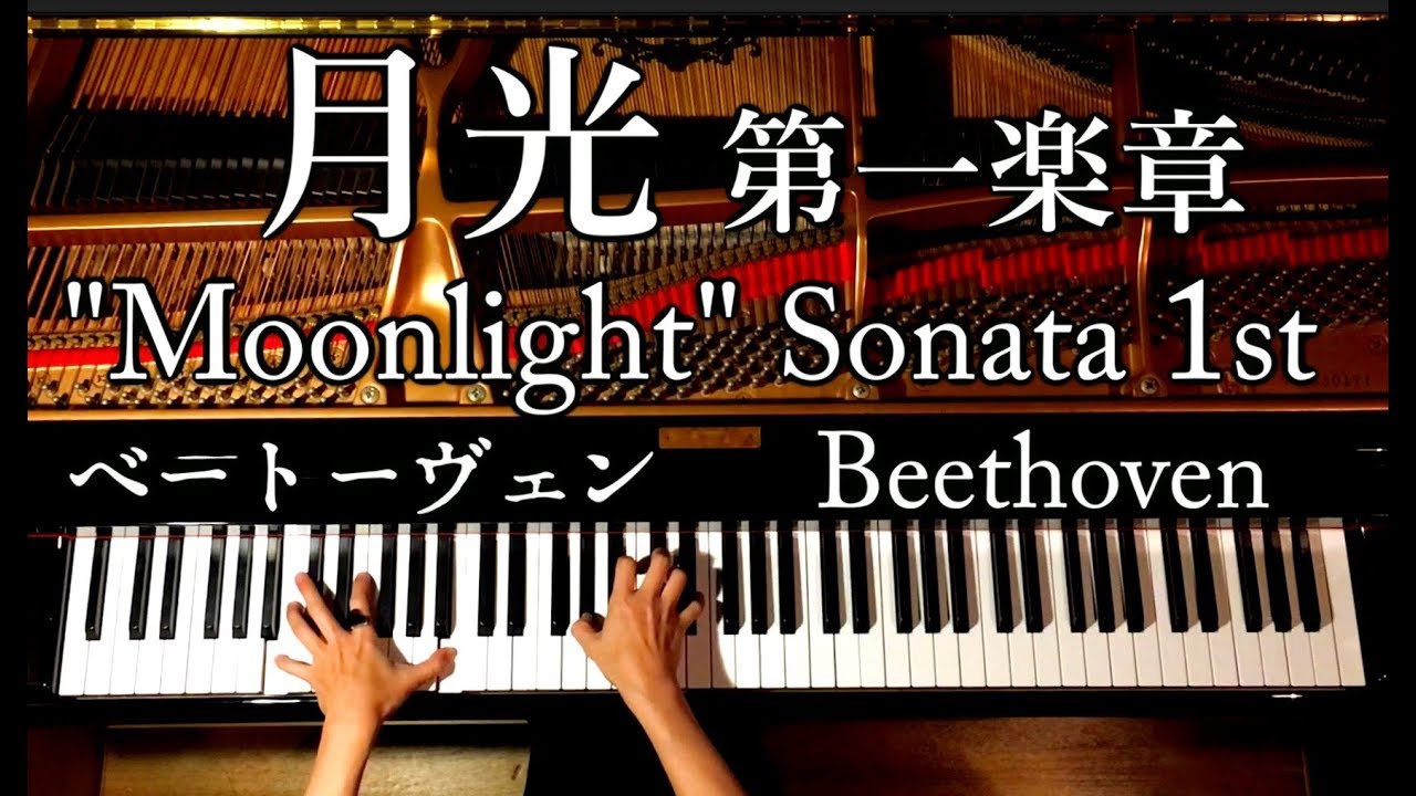 月光第１楽章 ピアノソナタ/ベートーヴェン/Beethoven/Moonlight Sonata(1st Movement)/Classic Piano/クラシック/CANACANA