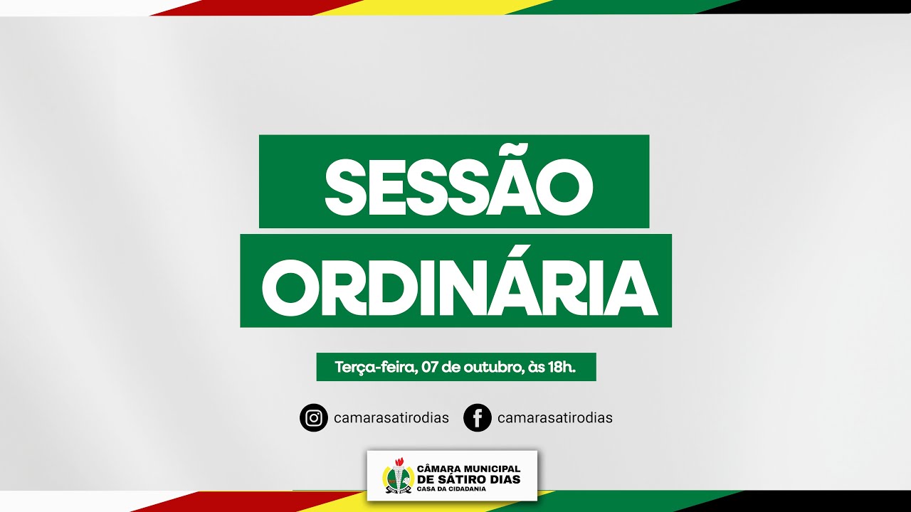 Sessão Ordinária de 07-10-2025