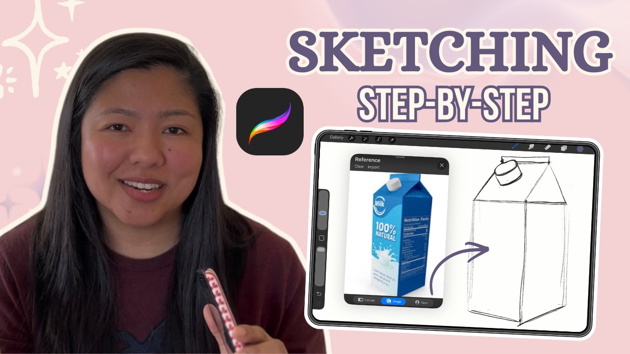 Как рисовать эскизы в Procreate: пошаговый урок для начинающих
