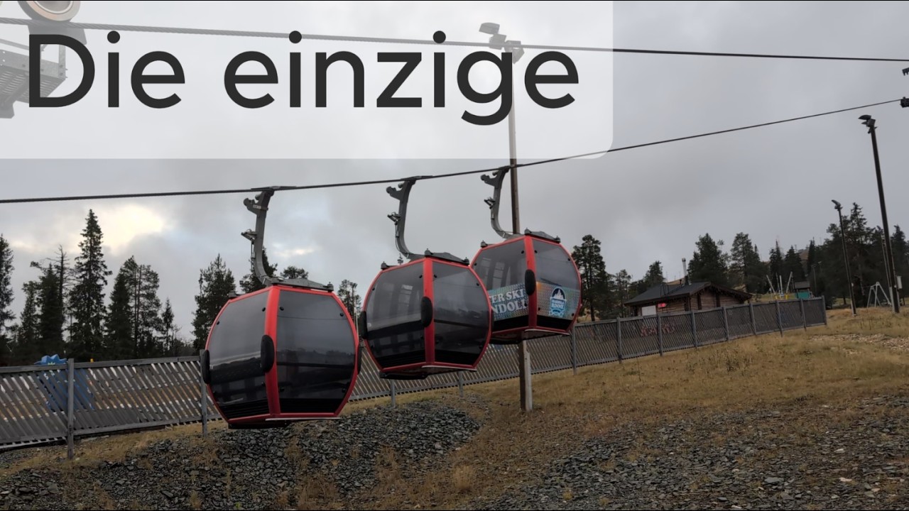 Gruppenumlaufbahn in Finnland I ein Doppelmayr Fabrikat der anderen Art