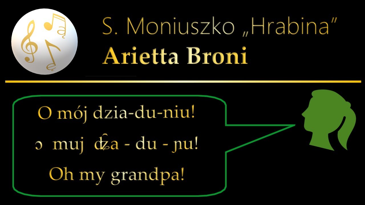 POLISH the POLISH Opera #1 Hrabina: Arietta of Bronia (pronunciation)