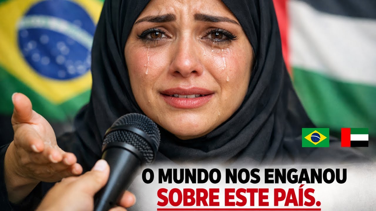 Ao chegar ao Brasil, uma empresária árabe exclamou, chorando: 