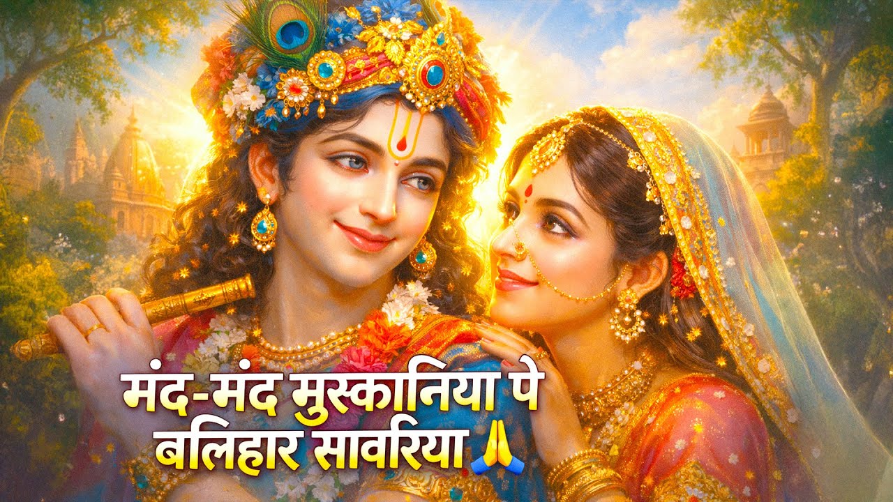 मंद-मंद मुस्कानिया पे बलिहार सावरिया 🙏 | Mand Mand Muskniya | Radha Krishna Bhajan 2026
