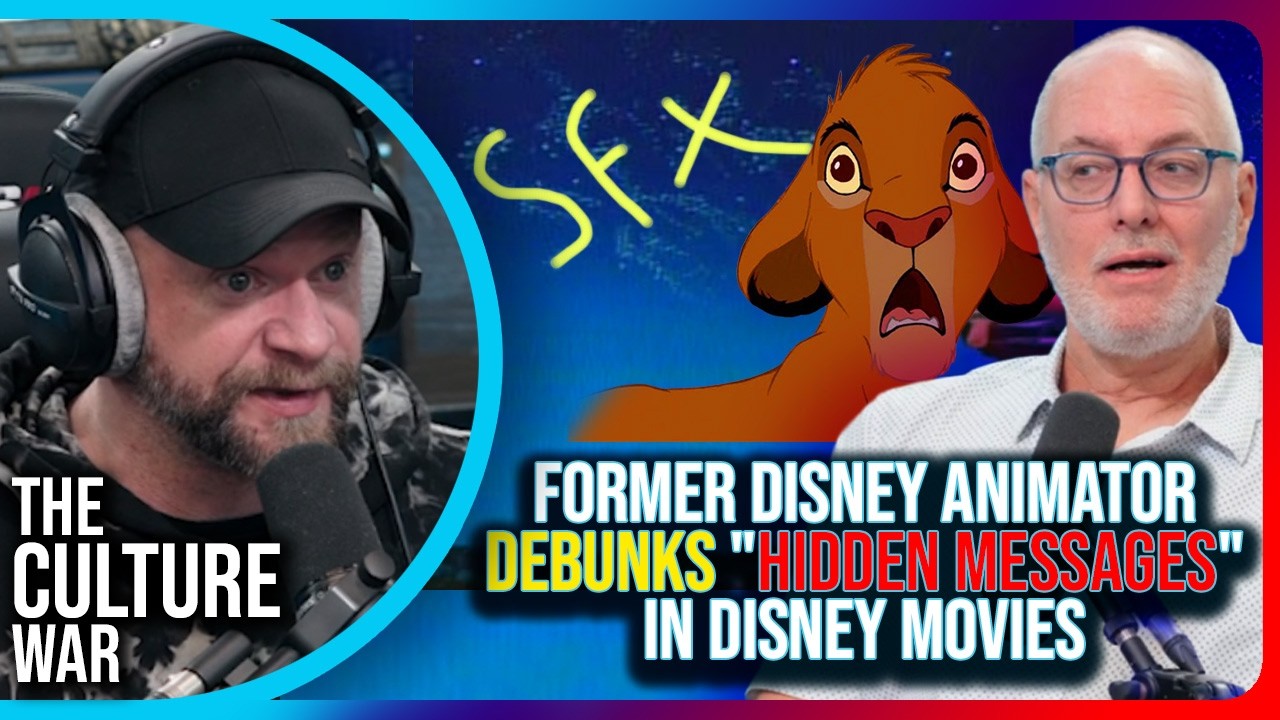 Former Disney Animator Debunks "Hidden Messages" In Disney Movies, Timcast Crew Shocked