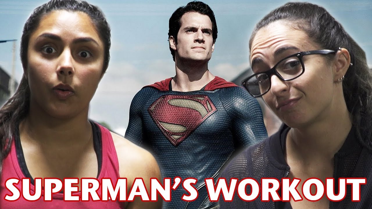 WE TRIED HENRY CAVILL'S SUPERMAN WORKOUT! (feat. Michelle Khare)