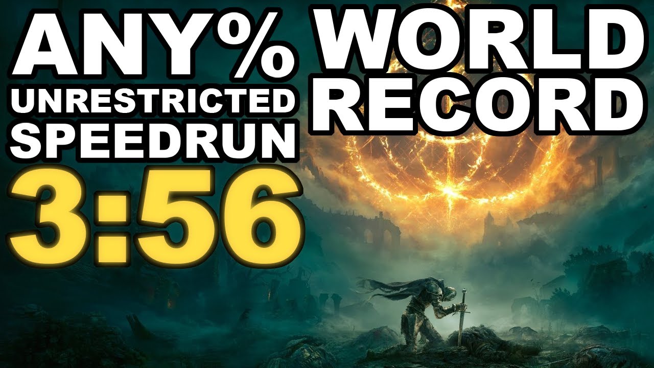 FORMER WORLD RECORD Elden Ring Any% Unrestricted Speedrun in 3:56