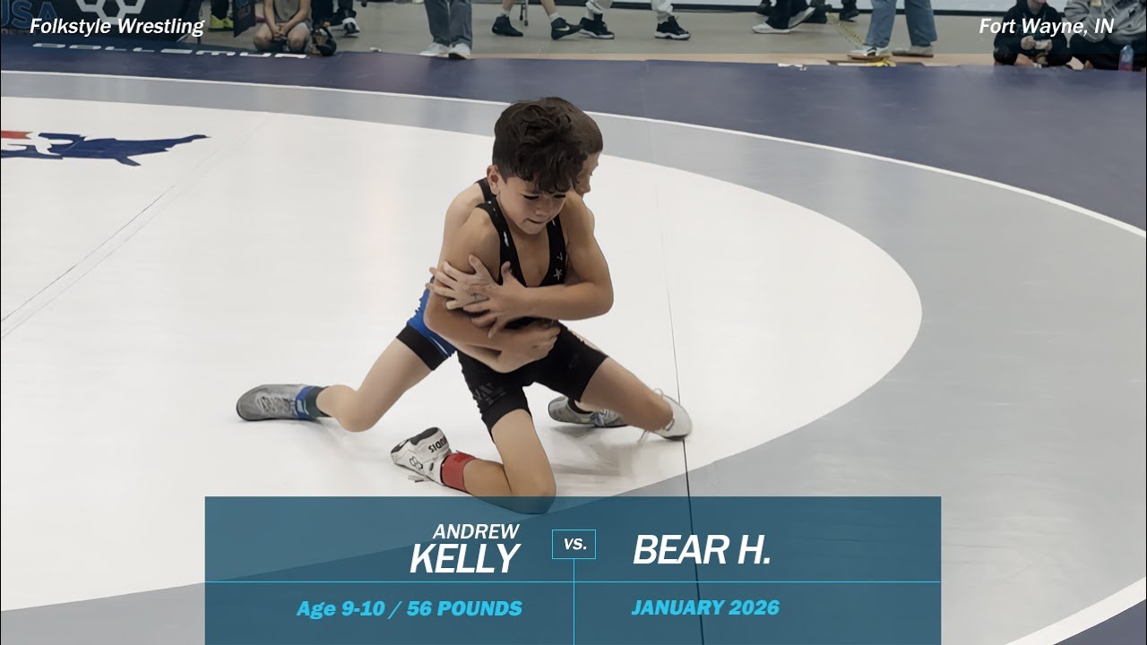Andrew Kelly vs Bear H. - USA Kids Folkstyle National Championship (Folkstyle) - 01/2026