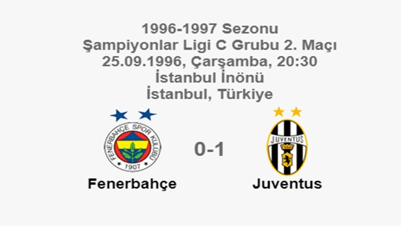 Juventus 2-0 Fenerbahçe [HD] 04.12.1996 - 1996-1997 UEFA Champions League Group C Matchday 6 (Ver.1)