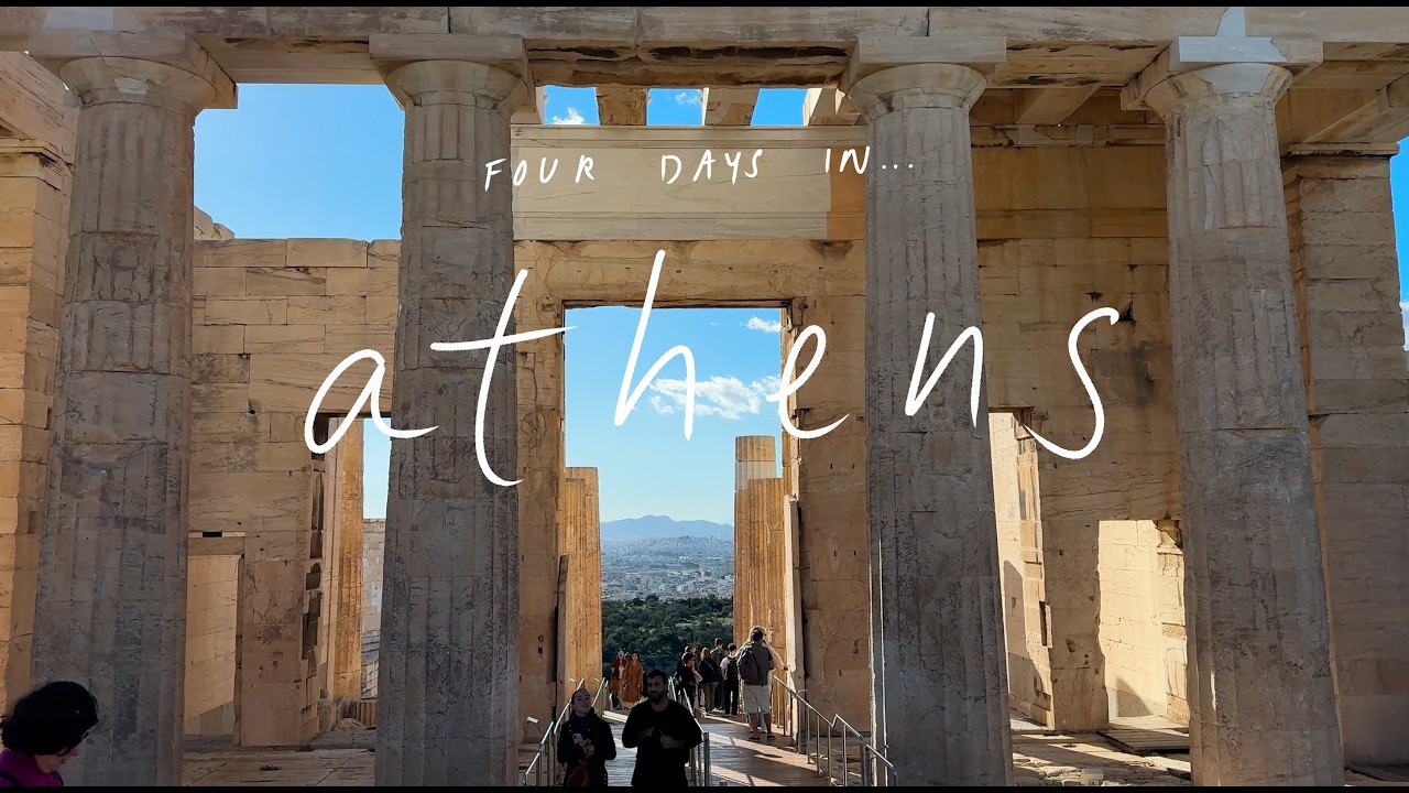 My first time in Athens vlog | winter days exploring the ancient city