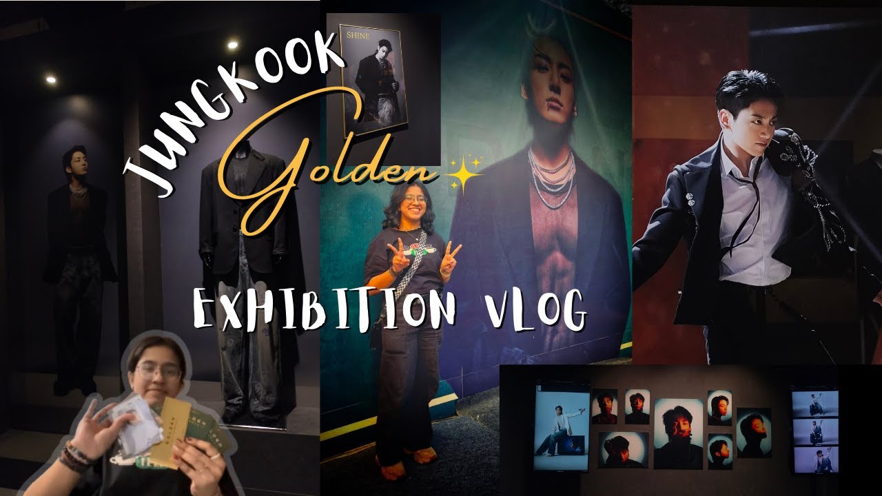 Jungkook’s Golden: The Moments Exhibition in Mumbai ✨ | Vlog