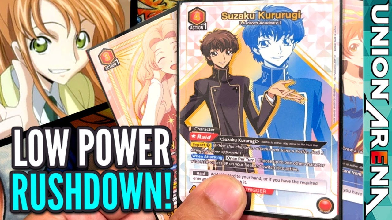 Code Geass Red Deck Profile - Shirley & Suzaku | Union Arena TCG