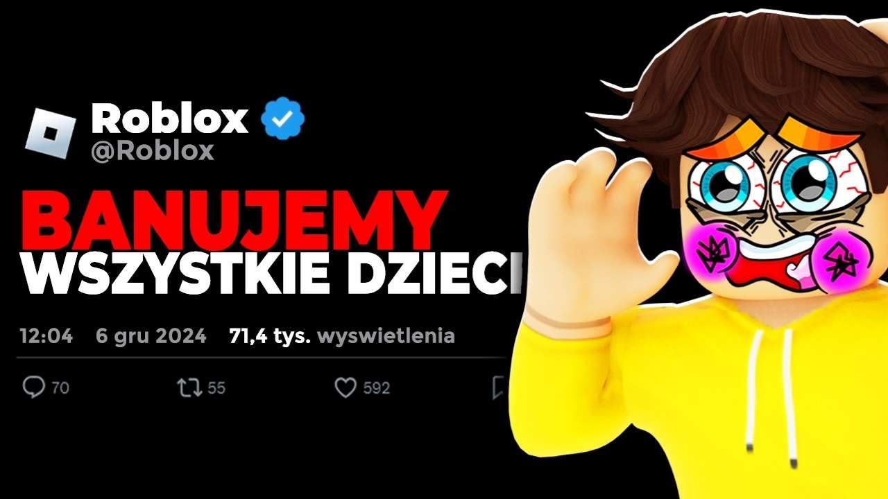 ROBLOX BANUJE WSZYSTKIE DZIECI... 😥