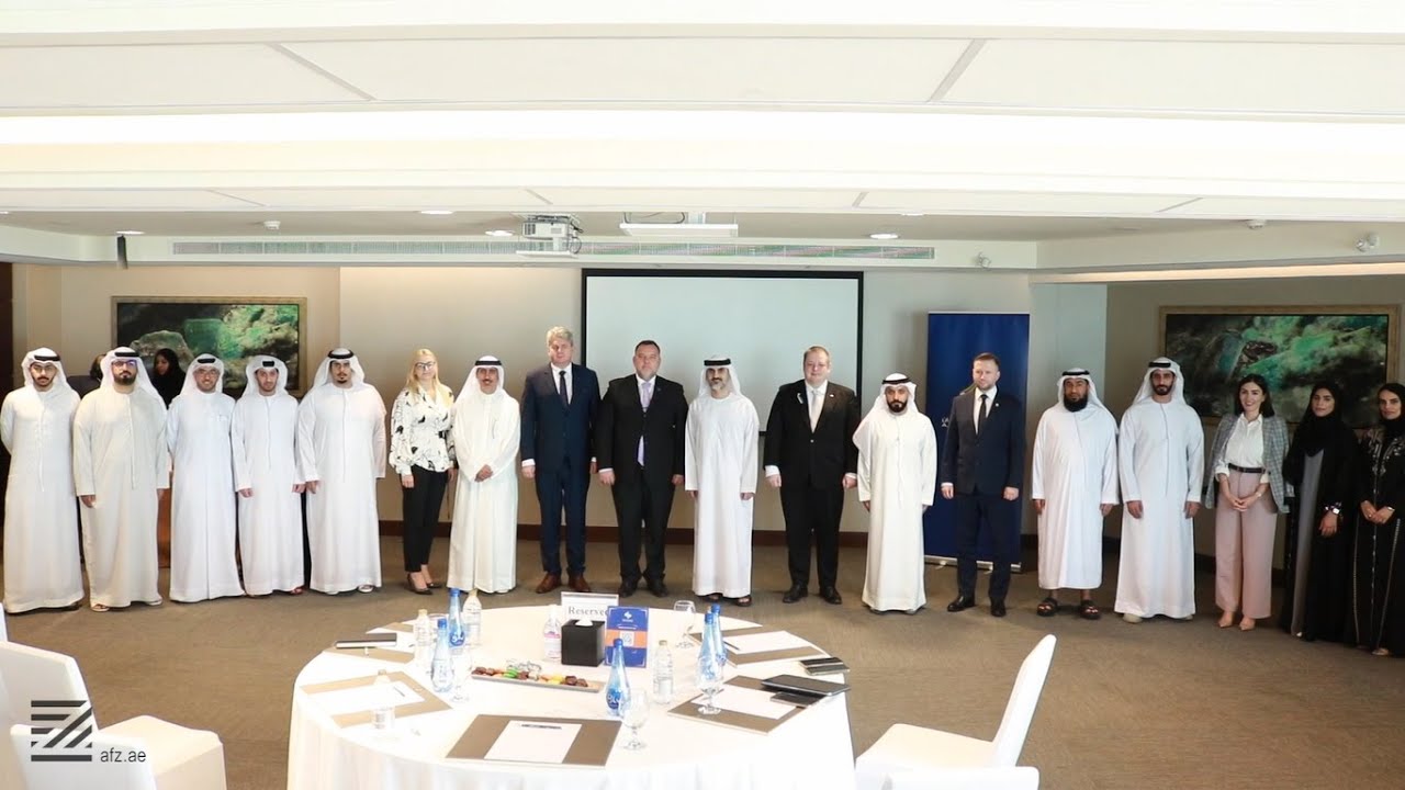 AFZ in cooperation with the Ajman Chamber welcomes the delegates from the Republic of Estonia