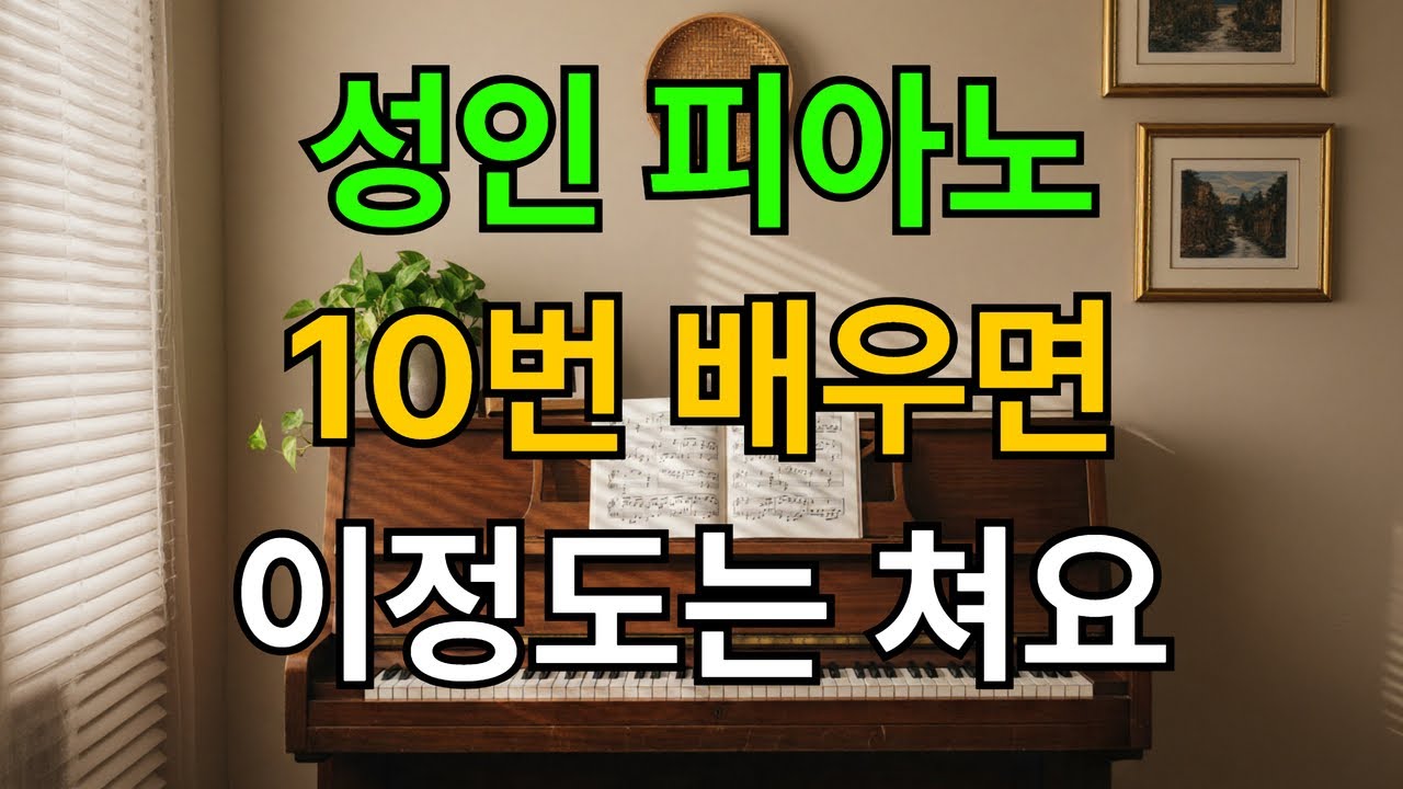 10번째 레슨｜Try To Remember(piano.cover)