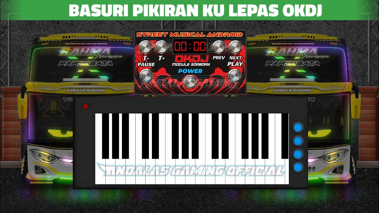 Telolet Basuri Pikiran Ku Lepas 36 Not Modul Okdj Versi Pianika || Basuri Pianika