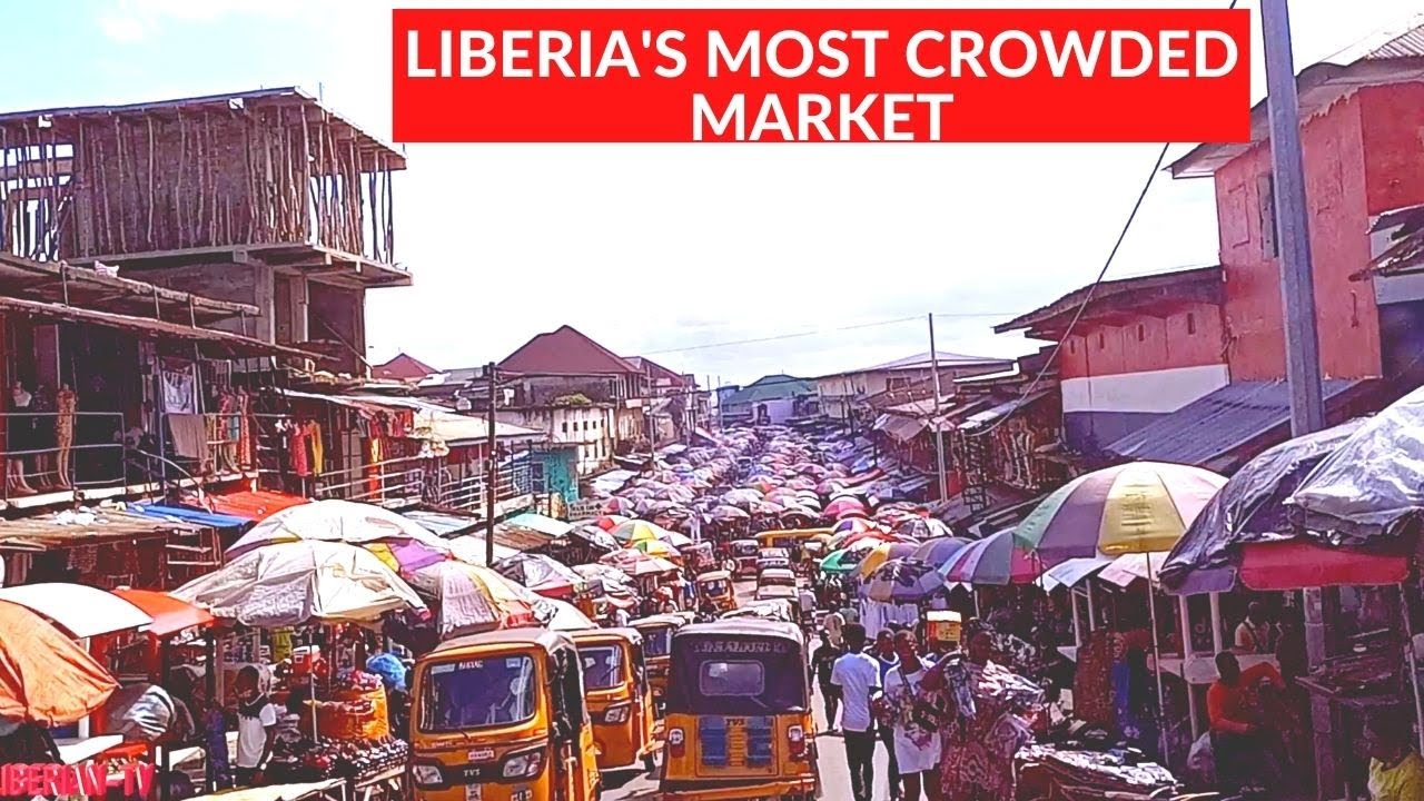 LIBERIA'S MOST OVER CROWDED MARKET | MONROVIA LIBERIA 2021