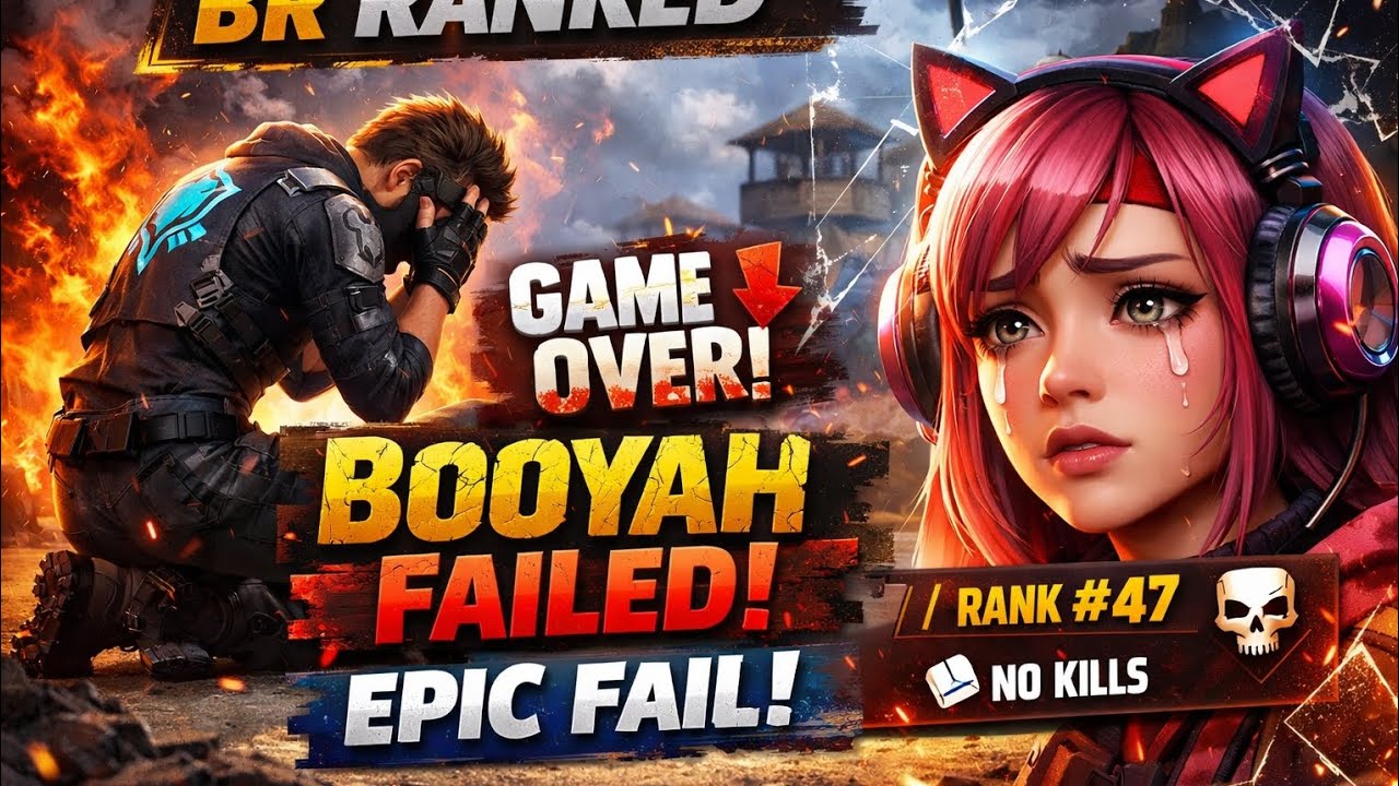 BR Ranked 😭 Booyah Missed Again! | Last Zone Fail |
