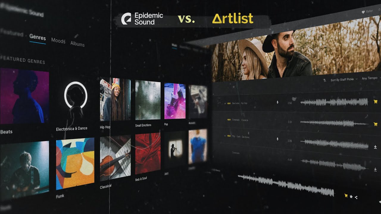 Epidemic Sound vs. Artlist (after 3+ years of use!)