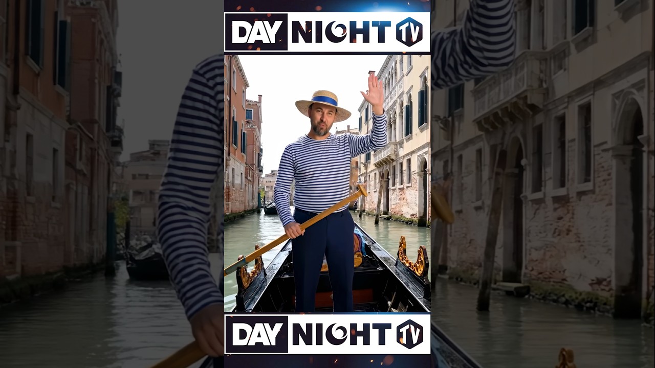 Веселые Гондольеры на Венецианском Кинофестивале #daynighttv #кино #венеция #venicefilmfestival